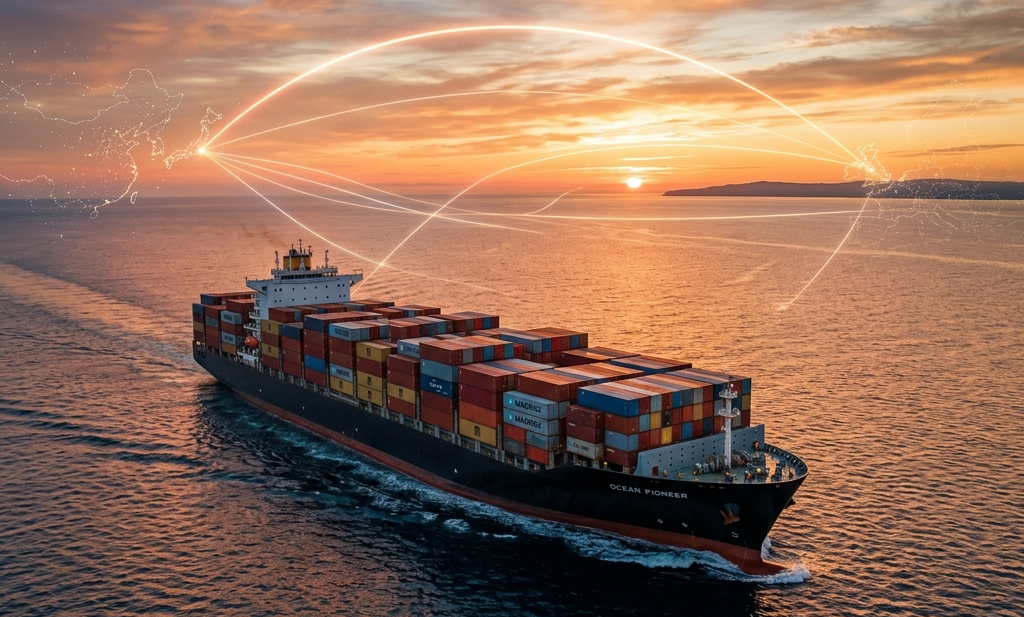 China to UK shipping transit times by air, sea, rail and road